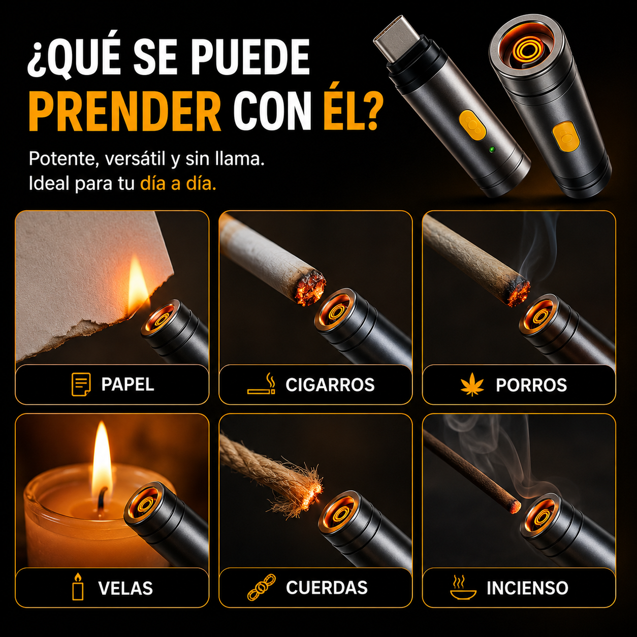 Encendedor Tipo C